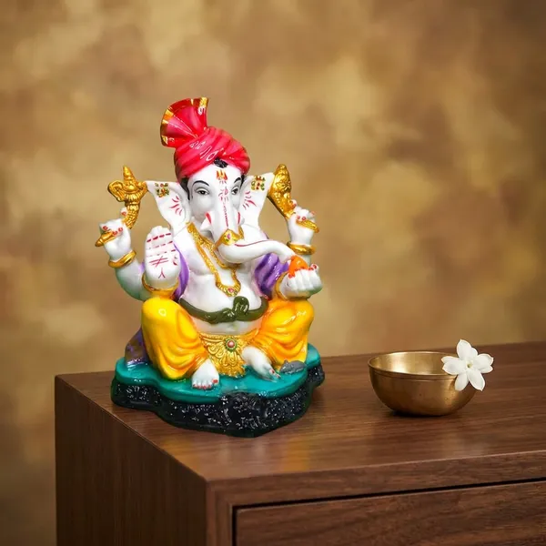Shree_Ganesh_Divine_Marble_Idol__|_For_Home_&_Decor