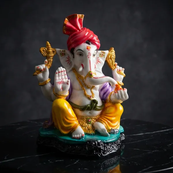 Shree_Ganesh_Divine_Marble_Idol__|_For_Home_&_Decor