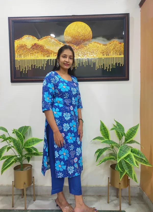 Blue_Cotton_Blooming_Co-Ord_Set_For_Women