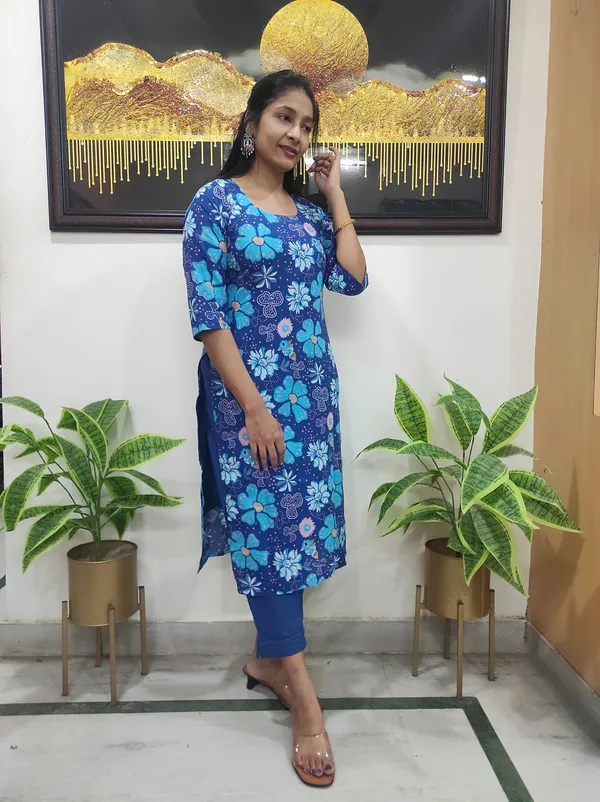 Blue_Cotton_Blooming_Co-Ord_Set_For_Women