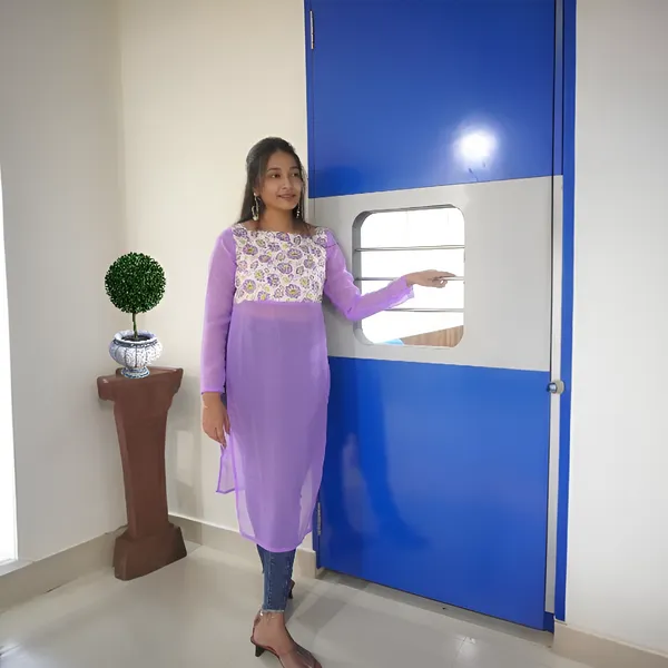 Lavender_Georgette_Lively_Chic_Kurta_For_Women