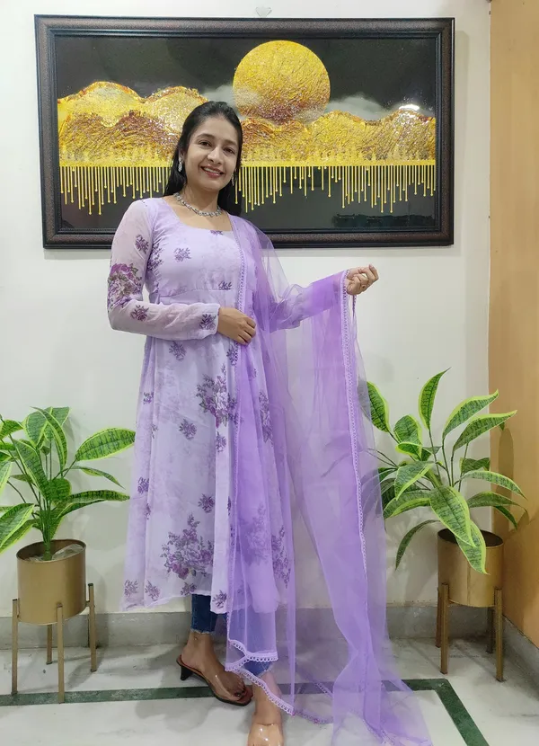 Lavender_Floral_Print_Anarkali_With_Net_Dupatta_For_Women
