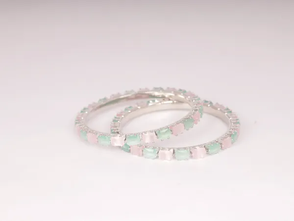 Pink_Alloy_Crystal_Silver_Bangle_Set_(Pack_Of_2)
