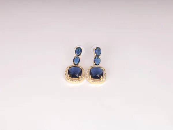 Blue_Alloy_Stud_Earrings_For_Women