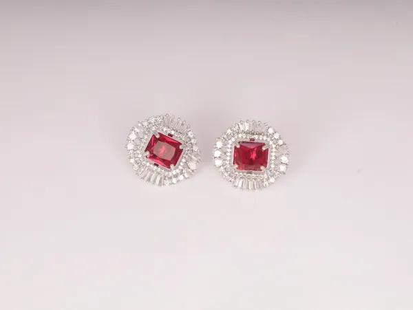 Red_Alloy_Stud_Earrings_For_Women