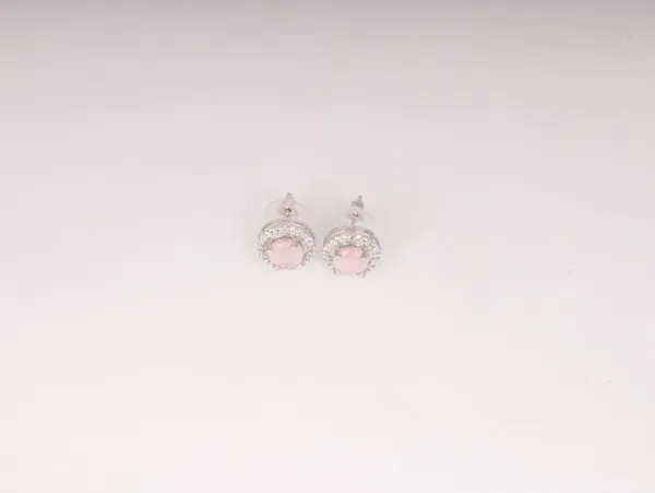 Pink_Alloy_Stud_Earrings_For_Women