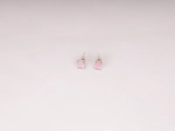 Pink_Alloy_Stud_Earrings_For_Women