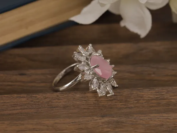 Pink_Stylish_Design_Metal_Diamond_Ring