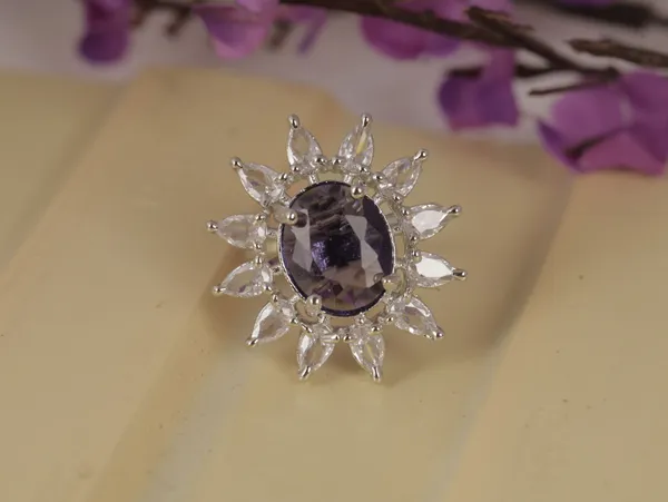 Purple_Stylish_Design_Metal_Diamond_Ring