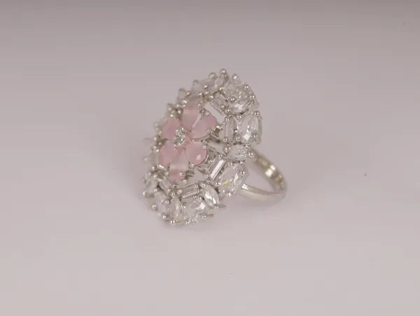 Pink_Stylish_Design_Metal_Diamond_Ring