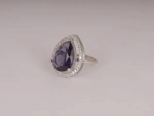 Purple_Stylish_Design_Metal_Diamond_Ring