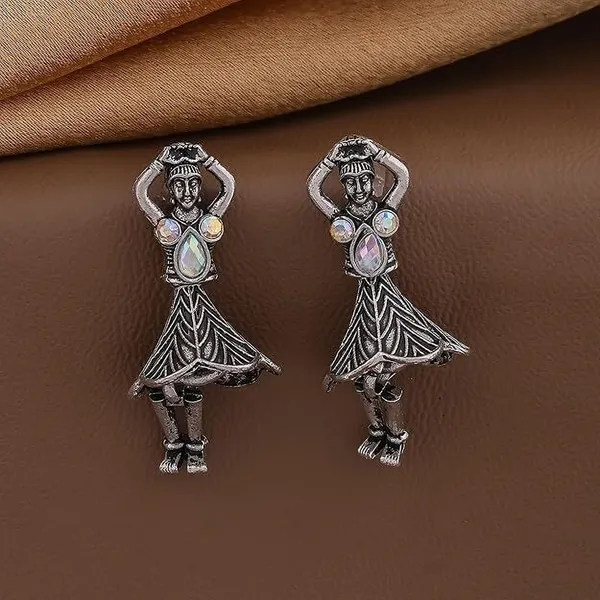 Multicolor_Classy_Design_Oxidised_Metal_Earrings_Set