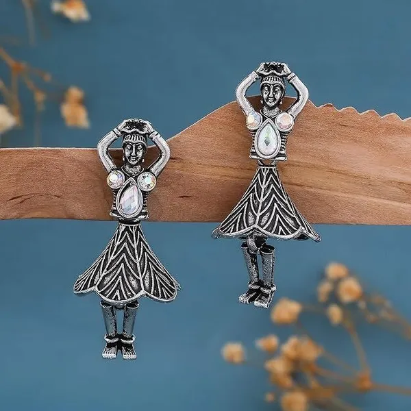 Multicolor_Classy_Design_Oxidised_Metal_Earrings_Set