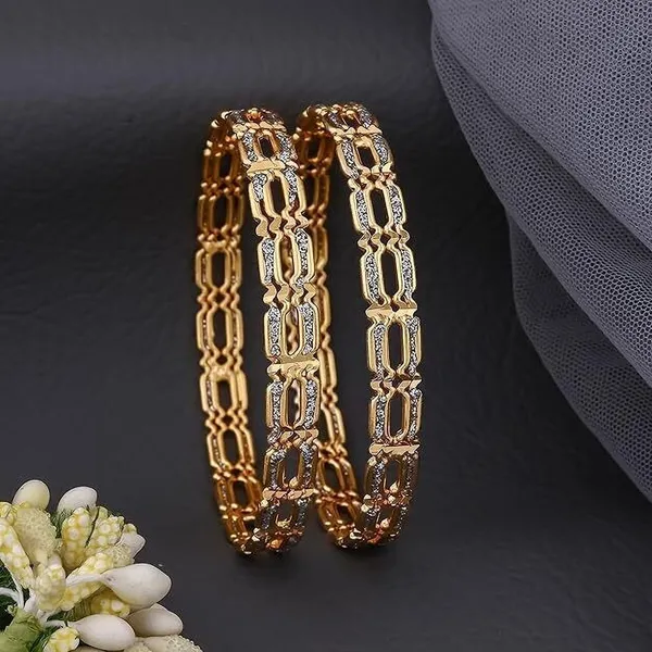 Gold_Plated_Metal_Bangle_Set