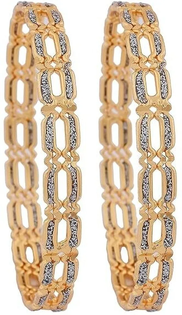 Gold_Plated_Metal_Bangle_Set