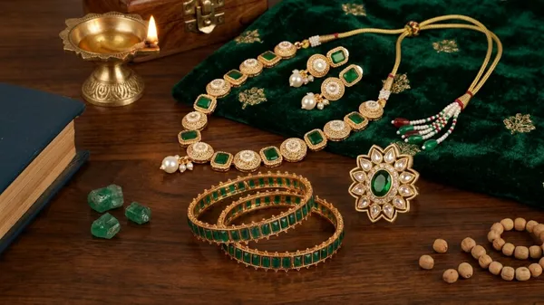 Twirlaa_Gold_Plated_Green_Stone_&_American_Diamond_Jewellery_Combo_Set_for_Women