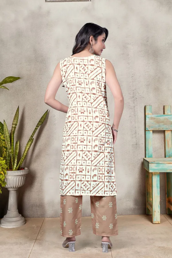 Beige_And_Brown_Premium_Rayon_Co-Ord_Set_For_Women