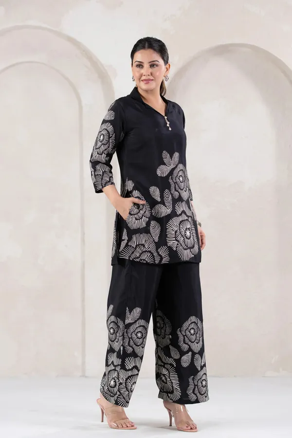 Black_Premium_Viscose_Rayon_Co-Ord_Set_For_Women