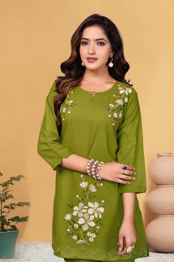 Green_Premium_Rayon_Co-Ord_Set_For_Women