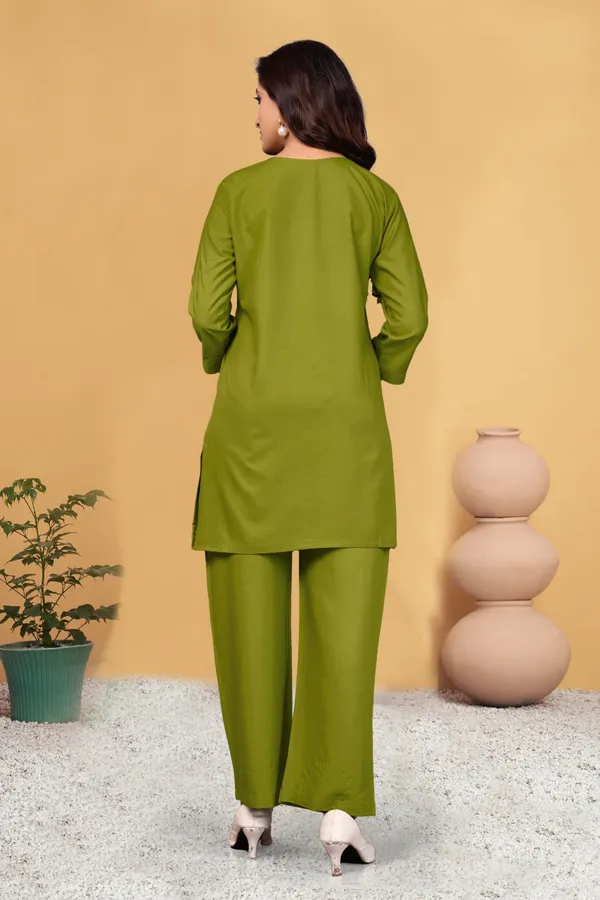 Green_Premium_Rayon_Co-Ord_Set_For_Women