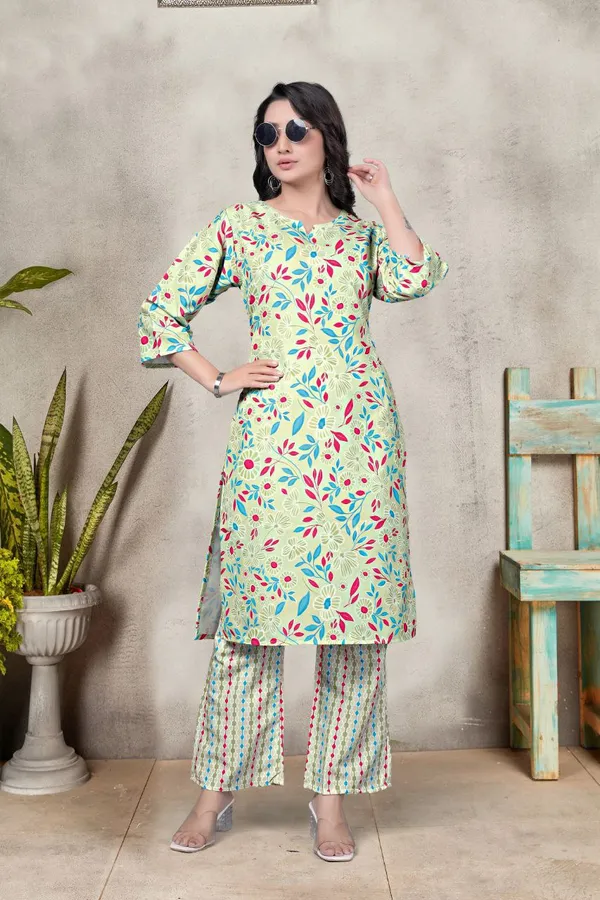 Mint_Green_Premium_Rayon_Co-Ord_Set_For_Women