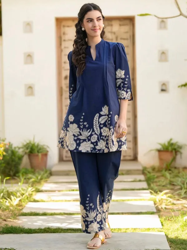 Navy_Blue_Premium_Rayon_Co-Ord_Set_For_Women
