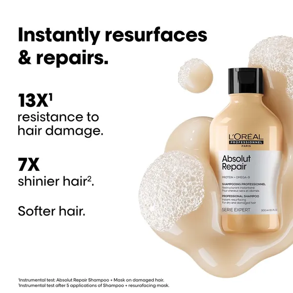 Loreal_Professionnel_Absolut_Repair_Shampoo_For_Dry_Damaged_Hair_300Ml_Professional_Shampoo_For_Strengthening_And_Repairing_Hair_With_Protein_Omega_9_For_Men_And_Women