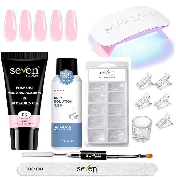 Seven_Strokes_Polygel_Nail_Art_Extension_Kit_With_Uv_Led_Lamp_100_Tips_Tools_Slip_Solution_For_Women