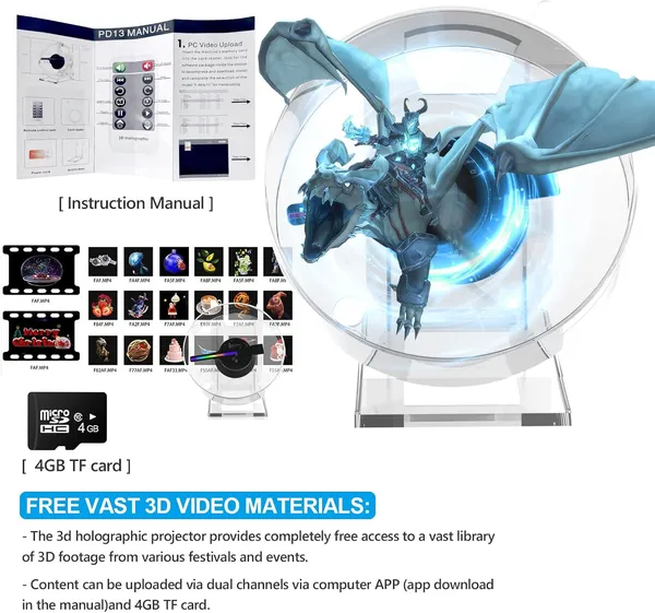 3D_Hologram_Fan,_4.72IN_3d_Hologram_Led_Fan_Projector_with_Cover_Picture_Spinner,_Hologram_Mini_Projector_for_Store/Bar/Halloween/Christmas/Thanksgiving/Easter/Parties,_Birthday_Gifts_(12cm,_4GB)