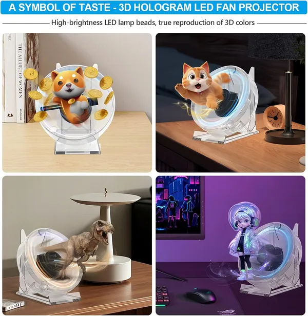 3D_Hologram_Fan,_4.72IN_3d_Hologram_Led_Fan_Projector_with_Cover_Picture_Spinner,_Hologram_Mini_Projector_for_Store/Bar/Halloween/Christmas/Thanksgiving/Easter/Parties,_Birthday_Gifts_(12cm,_4GB)
