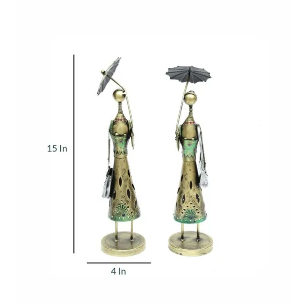 Multicolour_Iron_Wrought_Human_Figurine_Set_Of_Elegant_Figurines_For_Home