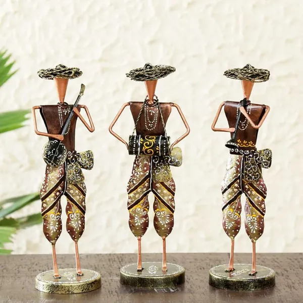 Multicolour_Musician_Men_Showpiece_(Set_Of_3)_For_Home