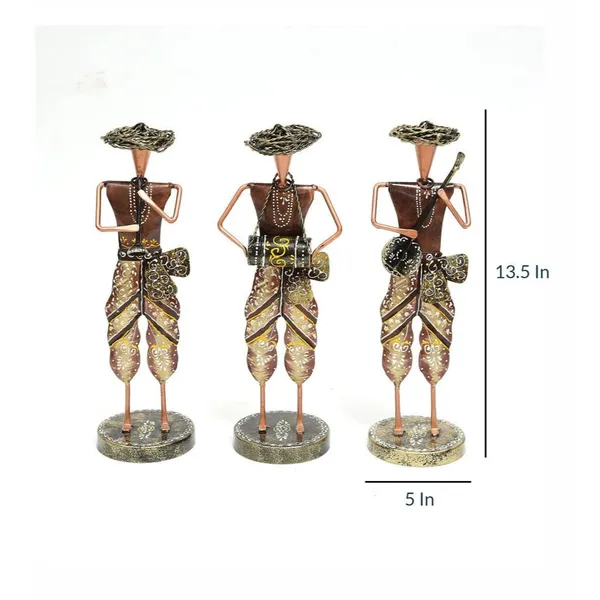 Multicolour_Musician_Men_Showpiece_(Set_Of_3)_For_Home