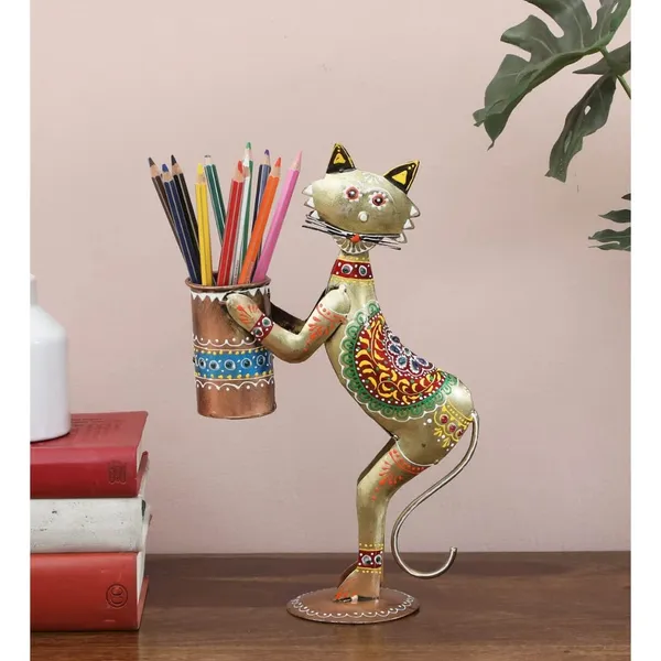 Multicolour_Cat_Pen_Stand_For_Home