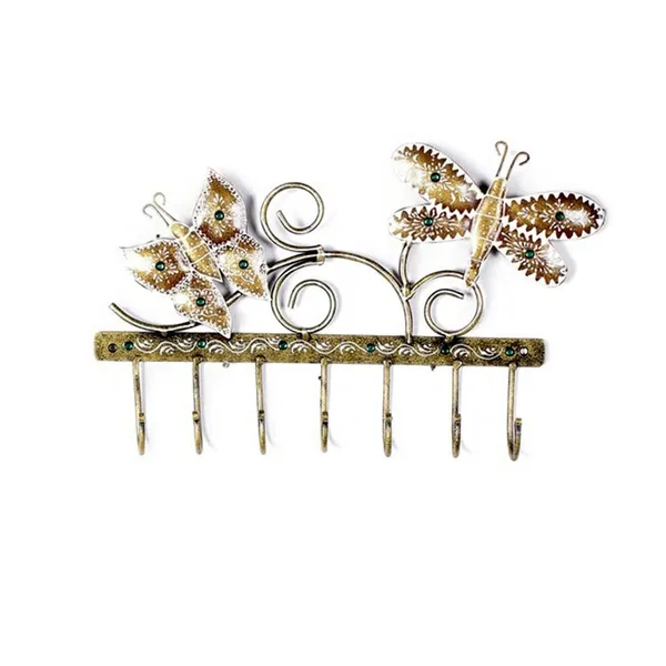 Multicolour_Butterfly_Key_Holder_With_Hooks_For_Home