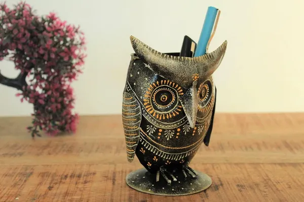 Multicolour_Iron_Owl_Showpiece_For_Home