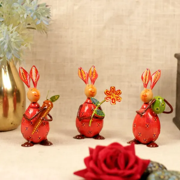 Multicolour_Rabbit_Small_Egg_Showpiece_For_Home_(Set_Of_3)
