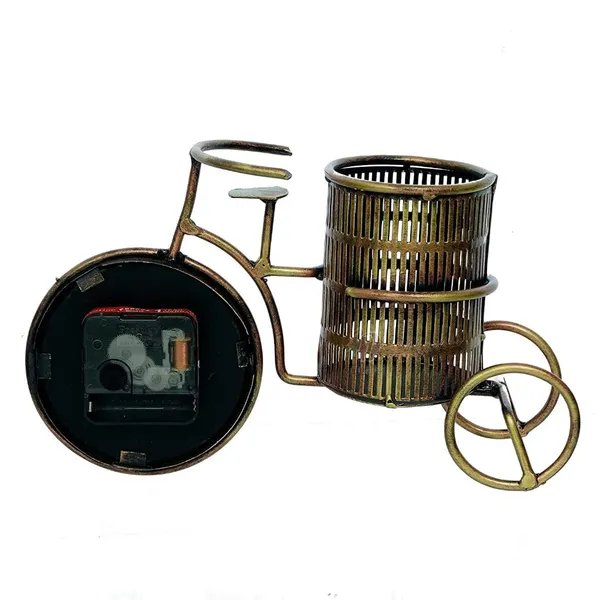 Multicolour_Cycle_Pen_Stand_With_Clock_For_Home