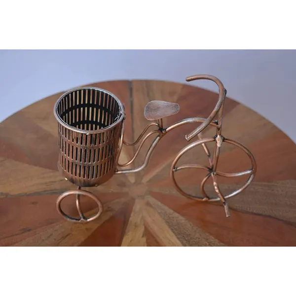 Bronze_Cycle_Pen_Stand_Showpiece_For_Home