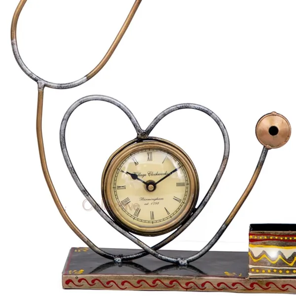 Multicolour_Iron_Product_Summary_Painted_Doctor_S_Desk_Pen_Stand_For_Home