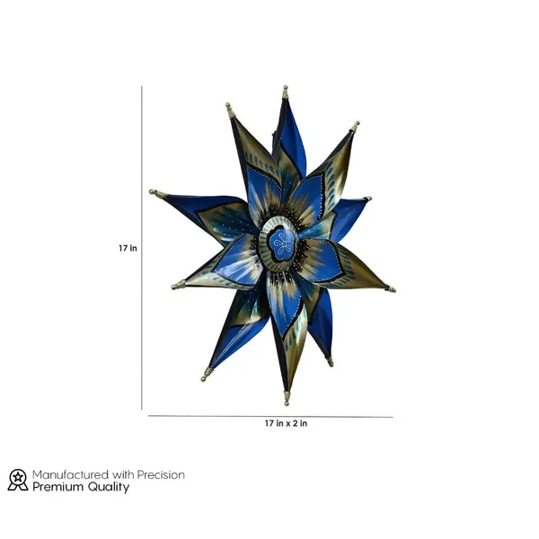 Blue_Iron_Flower_Wall_Art_For_Home