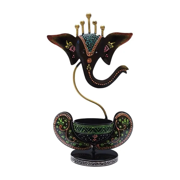 Black_Iron_Lord_Ganesha_Tea_Light_Candle_Holder_Handcrafted_For_Home