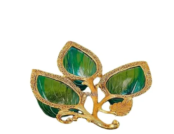 Gold_Teen_Patta_Leaves_Urli_Set_Of_Decorative_Beautiful_Handcrafted_Bowl_(Set_1)_For_Home