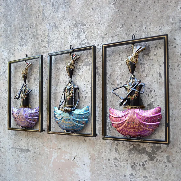 Multicolour_Iron_Metal_Musician_Wall_Mount_Hanging_Showpiece_Set_(Set_Of_3)_For_Home