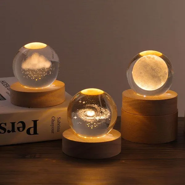 White_Wooden_3D_Galaxy_Crystal_Ball_Night_Lamp_Solar_System_For_Home