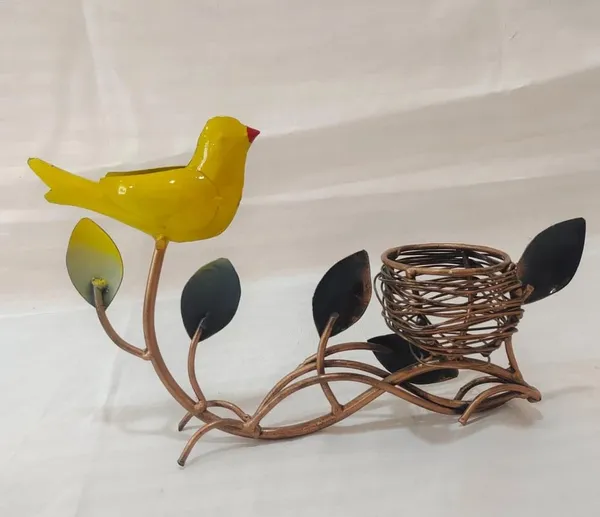 Multicolour_Bird_Tea_Light_Candle_Holder_With_Nest_Unique_For_Home