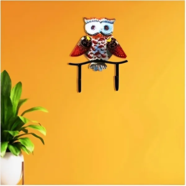 Multicolour_Owl_Wall_Key_Holder_For_Home
