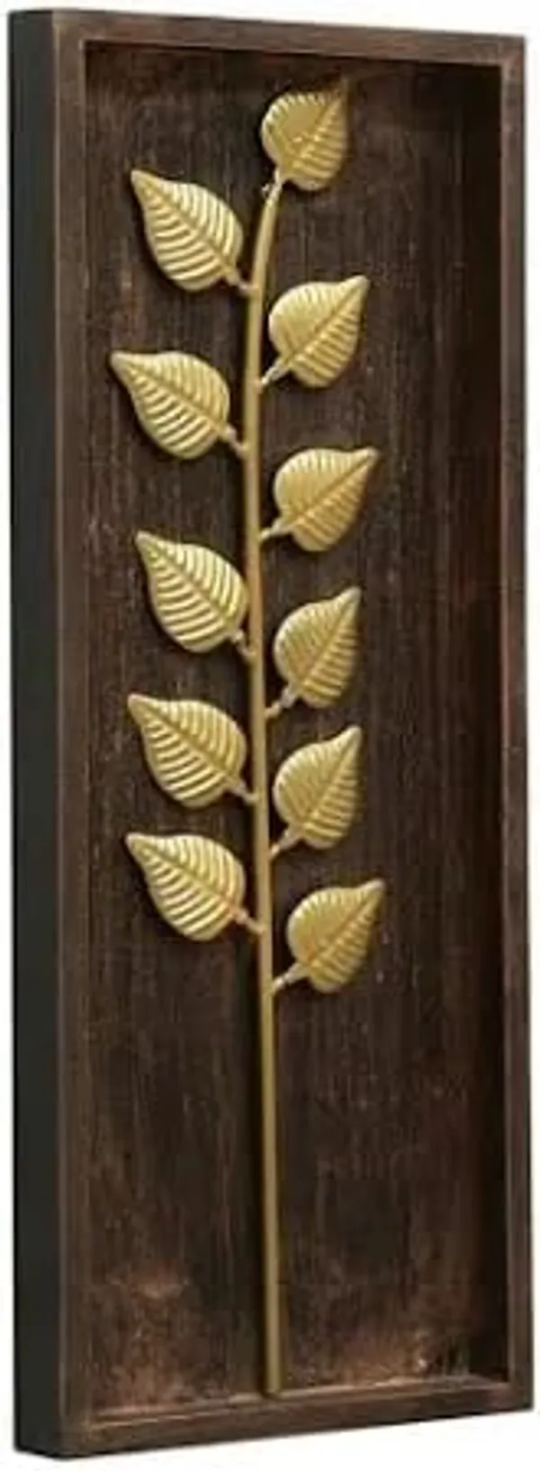 Golden_Iron_Metal_Titan_Leaf_Wall_Decor_Elegant_For_Home