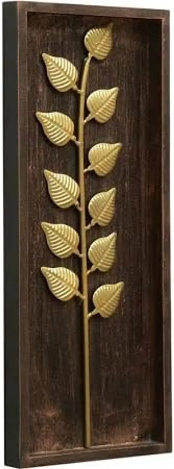 Golden_Iron_Metal_Titan_Leaf_Wall_Decor_Elegant_For_Home