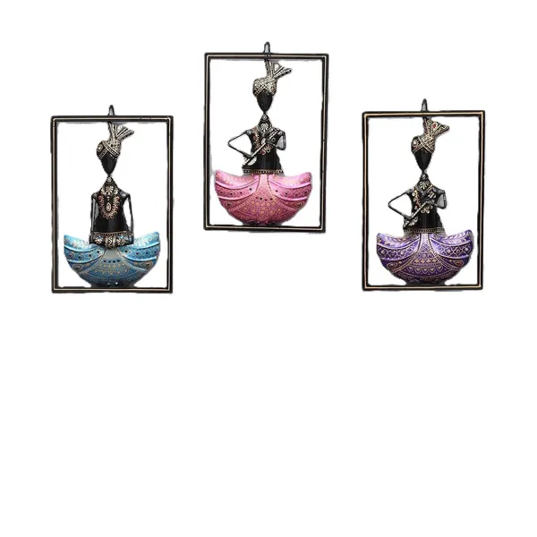 Blackrajframe_Iron_Musician_Wall_Art_Frame_For_Home_(Set_Of_3)